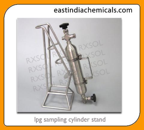 LPG SAMPLING CYLINDER WITH STAND